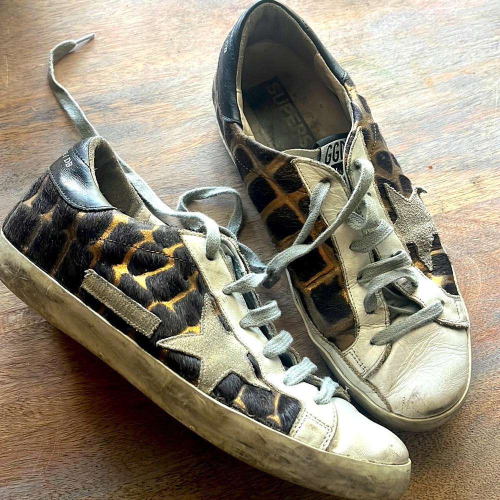 Special and limited edition sneakers Golden Goose superstar bought at Nordstrom.